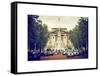 Buckingham Palace and Black Cabs - London - UK - England - United Kingdom - Europe-Philippe Hugonnard-Framed Stretched Canvas