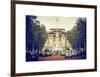 Buckingham Palace and Black Cabs - London - UK - England - United Kingdom - Europe-Philippe Hugonnard-Framed Art Print