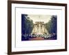 Buckingham Palace and Black Cabs - London - UK - England - United Kingdom - Europe-Philippe Hugonnard-Framed Art Print