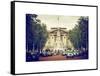 Buckingham Palace and Black Cabs - London - UK - England - United Kingdom - Europe-Philippe Hugonnard-Framed Stretched Canvas