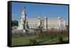 Buckingham Palace and the Queen Victoria Monument, London, England, United Kingdom-James Emmerson-Framed Stretched Canvas