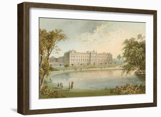 Buckingham Palace from St. James' Park-English School-Framed Giclee Print