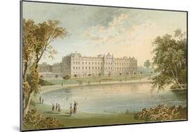 Buckingham Palace from St. James' Park-English School-Mounted Giclee Print