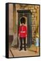 Buckingham Palace Guard, London, England-null-Framed Stretched Canvas