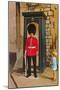 Buckingham Palace Guard, London, England-null-Mounted Art Print