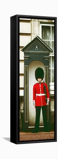 Buckingham Palace Guard - London - UK - England - United Kingdom - Europe - Door Poster-Philippe Hugonnard-Framed Stretched Canvas