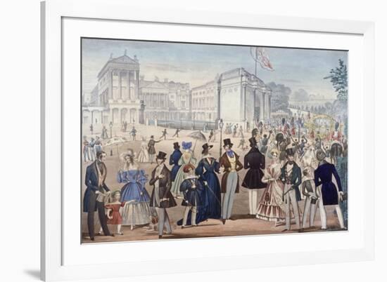 Buckingham Palace, London, 1839-Benjamin Read-Framed Giclee Print