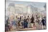 Buckingham Palace, London, 1839-Benjamin Read-Stretched Canvas