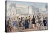 Buckingham Palace, London, 1839-Benjamin Read-Stretched Canvas
