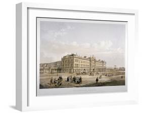 Buckingham Palace, London, 1852-E Walker-Framed Giclee Print