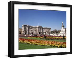 Buckingham Palace, London, England, United Kingdom-Charles Bowman-Framed Photographic Print