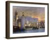 Buckingham Palace, Night-Donald Maxwell-Framed Art Print