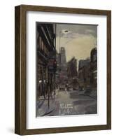 Buckingham Palace Rd, Contre Jour, February-Tom Hughes-Framed Giclee Print