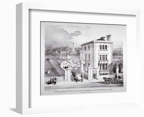 Buckingham Palace Road, Westminster, London, C1840-Charles Joseph Hullmandel-Framed Giclee Print