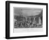 'Buckingham Palace, - The Library. Foreign Leveé', c1841-Henry Melville-Framed Giclee Print