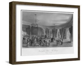 'Buckingham Palace, - The Library. Foreign Leveé', c1841-Henry Melville-Framed Giclee Print