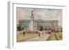 Buckingham Palace, Victoria Memorial, London, England-null-Framed Art Print