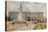 Buckingham Palace, Victoria Memorial, London, England-null-Stretched Canvas