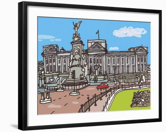 Buckingham Palace-James Hobbs-Framed Giclee Print
