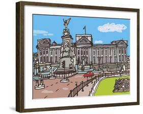 Buckingham Palace-James Hobbs-Framed Giclee Print