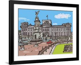 Buckingham Palace-James Hobbs-Framed Giclee Print