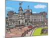 Buckingham Palace-James Hobbs-Mounted Giclee Print