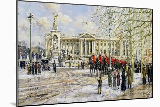 Buckingham Palace-John Sutton-Mounted Giclee Print