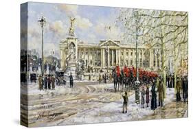 Buckingham Palace-John Sutton-Stretched Canvas
