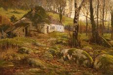 A Welsh Cottage, 1884-Buckley Ousey-Framed Stretched Canvas