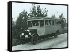 Buckley School Bus, 1927-Chapin Bowen-Framed Stretched Canvas