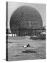 Buckminster Fuller's Geodesic Dome for Us Pavilion at Expo 67-Michael Rougier-Stretched Canvas