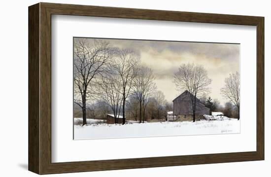 Bucks Winter-Ray Hendershot-Framed Art Print