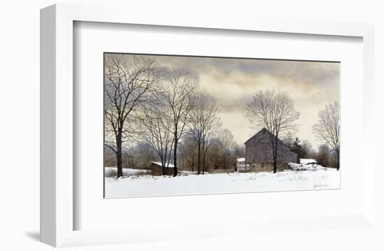 Bucks Winter-Ray Hendershot-Framed Art Print