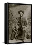 Buckskinned-C.E. Fry-Framed Stretched Canvas