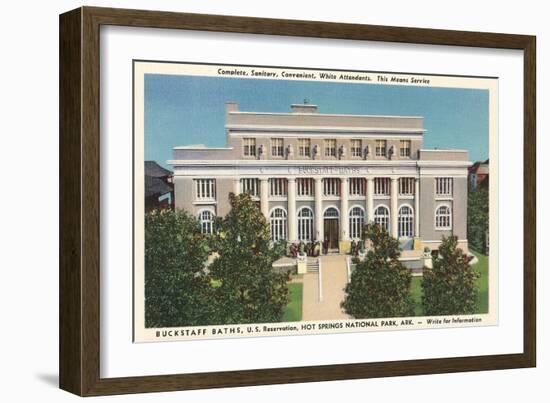 Buckstaff Baths, Hot Springs-null-Framed Art Print