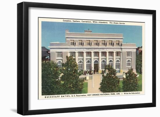 Buckstaff Baths, Hot Springs-null-Framed Art Print