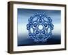 Buckyball also known as Fullerene or Buckminsterfullerene-Matthias Kulka-Framed Giclee Print