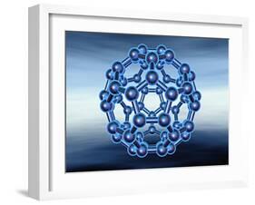 Buckyball also known as Fullerene or Buckminsterfullerene-Matthias Kulka-Framed Giclee Print