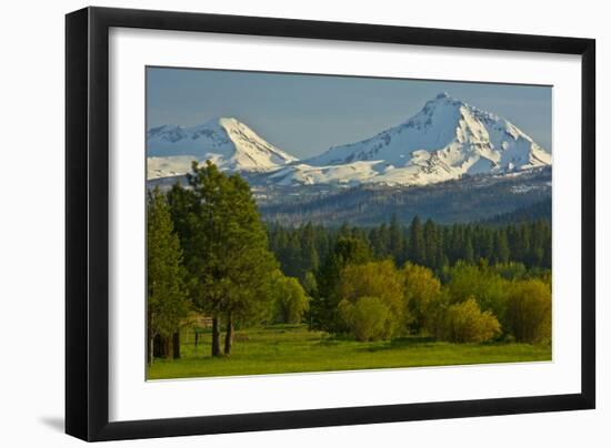 Bucolic Landscape, Black Butte Ranch, Sisters, Oregon, Usa-Michel Hersen-Framed Photographic Print