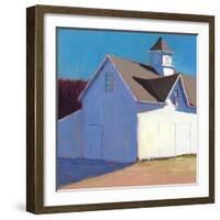 Bucolic Structure III-Carol Young-Framed Art Print