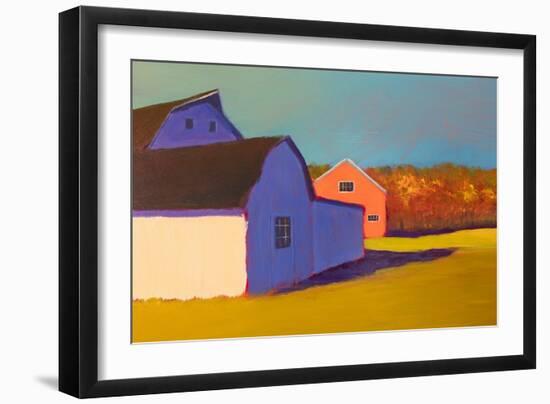 Bucolic Structure VII-Carol Young-Framed Art Print