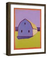 Bucolic Structure X-Carol Young-Framed Art Print