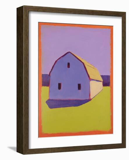 Bucolic Structure X-Carol Young-Framed Art Print