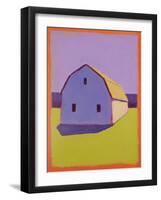 Bucolic Structure X-Carol Young-Framed Art Print