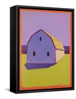 Bucolic Structure X-Carol Young-Framed Stretched Canvas