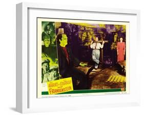 Bud Abbott Lou Costello Meet Frankenstein, 1948-null-Framed Art Print