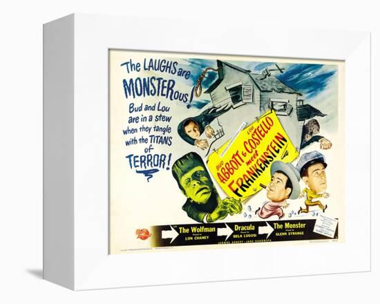 Bud Abbott Lou Costello Meet Frankenstein, 1948-null-Framed Stretched Canvas