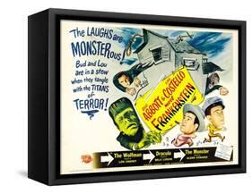 Bud Abbott Lou Costello Meet Frankenstein, 1948-null-Framed Stretched Canvas