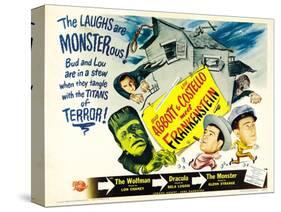 Bud Abbott Lou Costello Meet Frankenstein, 1948-null-Stretched Canvas