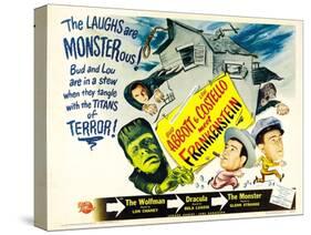 Bud Abbott Lou Costello Meet Frankenstein, 1948-null-Stretched Canvas